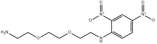N-(2-(2-(2-aminoethoxy)ethoxy)ethyl)-2,4-dinitroaniline 구조식 이미지