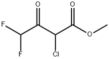 methyl 2-chloro-4,4-difluoro-3-oxobutanoate 구조식 이미지