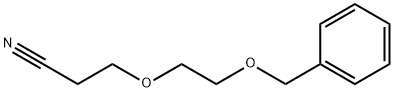 Propanenitrile, 3-[2-(phenylmethoxy)ethoxy]- Structure