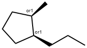 Cyclopentane, 1-methyl-2-propyl-, (1R,2S)-rel- 구조식 이미지