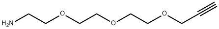 Propargyl-PEG3-NH2 Structure