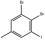 1,2-dibromo-3-iodo-5-methylbenzene Structure