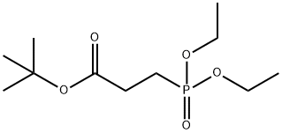 tert-Butyl 3-(diethoxyphosphinyl)propanoate 구조식 이미지