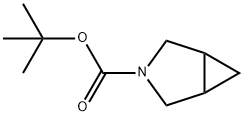 3-Azabicyclo[3.1.0]hexane-3-carboxylic acid, 1,1-dimethylethyl ester Structure