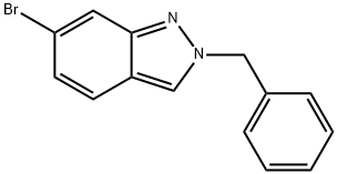 2H-Indazole, 6-bromo-2-(phenylmethyl)- Structure