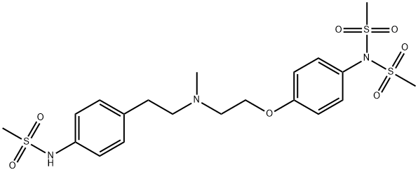 Dofetilide N-Methylsulfonyl Impurity 구조식 이미지