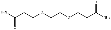 Propanamide, 3,3'-[1,2-ethanediylbis(oxy)]bis- Structure