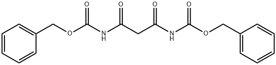 benzyl N-[3-oxo-3-(phenylmethoxycarbonylamino)propanoyl]carbamate 구조식 이미지