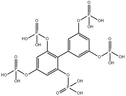 2,3',4,5',6-Pentakis(dihydrogen phosphate)[1,1'-biphenyl]-2,3',4,5',6-pentol Structure