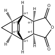 (3aα,4β,4aα,5aα,6β,6aα)-4,4a,5,5a,6,6a-hexahydro-4,6-etheno-1H-cycloprop[f]isobenzofuran-1,3(3aH)-dione 구조식 이미지