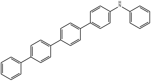 N-phenyl-[1,1':4',1'':4'',1'''-quaterphenyl]-4-amine 구조식 이미지