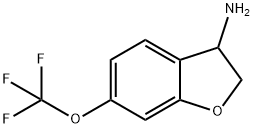 3-Benzofuranamine, 2,3-dihydro-6-(trifluoromethoxy)- 구조식 이미지