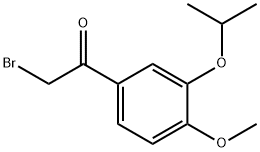 Ethanone, 2-bromo-1-[4-methoxy-3-(1-methylethoxy)phenyl]- Structure