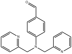 Benzaldehyde, 4-[bis(2-pyridinylmethyl)amino]- Structure