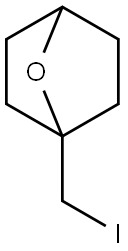 7-Oxabicyclo[2.2.1]heptane, 1-(iodomethyl)- 구조식 이미지