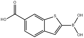 Benzo[b]thiophene-6-carboxylic acid, 2-borono- Structure