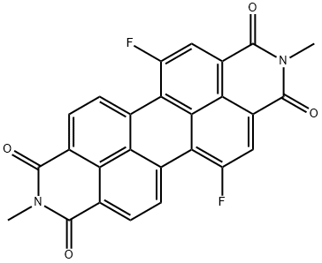 Anthra[2,1,9-def:6,5,10-d'e'f']diisoquinoline-1,3,8,10(2H,9H)-tetrone, 5,13-difluoro-2,9-dimethyl- Structure