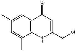 2-(클로로메틸)-6,8-디메틸-4(1H)-퀴놀리논(SALTDATA:FREE) 구조식 이미지