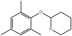 2H-Pyran, tetrahydro-2-(2,4,6-trimethylphenoxy)- 구조식 이미지