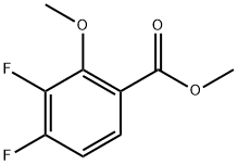 3,4-Difluoro-2-methoxybenzoic acid methyl ester Structure