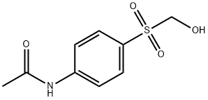 Acetamide, N-[4-[(hydroxymethyl)sulfonyl]phenyl]- Structure