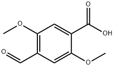 2,5-Dimethoxy-4-formylbenzoic acid 구조식 이미지