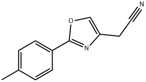 2-[2-(4-methylphenyl)-1,3-oxazol-4-yl]acetonitrile Structure