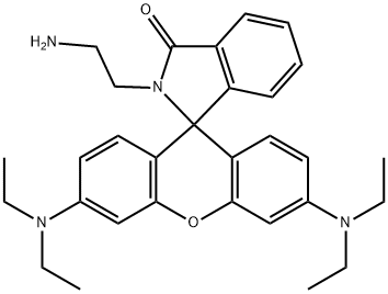 2-(2-aminoethyl) Rhodamine B amide Structure