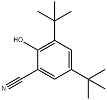 Benzonitrile, 3,5-bis(1,1-dimethylethyl)-2-hydroxy- Structure