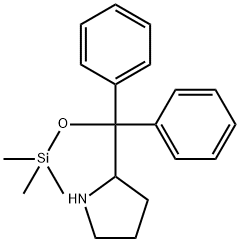 Pyrrolidine, 2-[diphenyl[(trimethylsilyl)oxy]methyl]- Structure