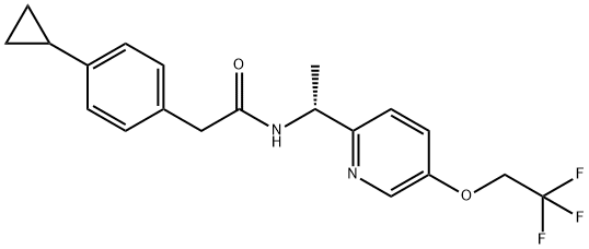 953778-63-7 "(R)-2-(4-cyclopropylphenyl)-N-(1-(5-(2,2,2-trifluoroethoxy)pyridin-2-yl)ethyl)acetamide "