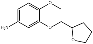 4-methoxy-3-(oxolan-2-ylmethoxy)aniline Structure