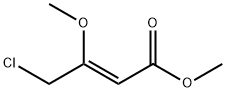 2-Butenoic acid, 4-chloro-3-methoxy-, methyl ester, (2Z)- 구조식 이미지