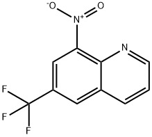 Quinoline, 8-nitro-6-(trifluoromethyl)- Structure