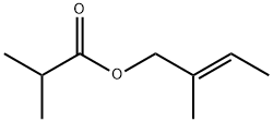 Propanoic acid, 2-methyl-, (2E)-2-methyl-2-buten-1-yl ester Structure