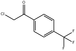 Ethanone, 2-chloro-1-[4-(trifluoromethyl)phenyl]- Structure