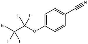 Benzonitrile, 4-(2-bromo-1,1,2,2-tetrafluoroethoxy)- Structure