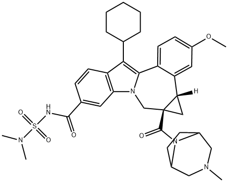 Beclabuvir Structure