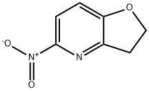 Furo[3,2-b]pyridine, 2,3-dihydro-5-nitro- Structure