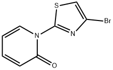 4-Bromo-2-(1H-pyridin-2-one)thiazole Structure