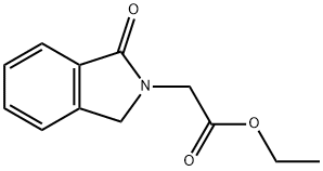 2H-Isoindole-2-acetic acid, 1,3-dihydro-1-oxo-, ethyl ester Structure