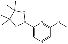 (6-METHOXYPYRAZIN-2-YL)BORONIC ACID PINACOL ACID Structure