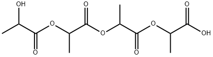 Propanoic acid, 2-hydroxy-, 2-[2-(1-carboxyethoxy)-1-methyl-2-oxoethoxy]-1-methyl-2-oxoethyl ester Structure