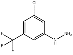 Hydrazine, [3-chloro-5-(trifluoromethyl)phenyl]- Structure