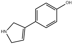 Phenol, 4-(2,5-dihydro-1H-pyrrol-3-yl)- 구조식 이미지