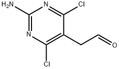 5-Pyrimidineacetaldehyde, 2-amino-4,6-dichloro- Structure