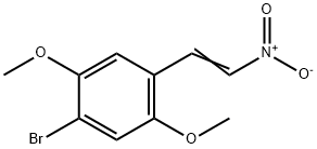 Benzene, 1-bromo-2,5-dimethoxy-4-(2-nitroethenyl)- Structure