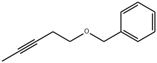 Benzene, [(3-pentyn-1-yloxy)methyl]- 구조식 이미지