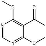 Ethanone, 1-(4,6-dimethoxy-5-pyrimidinyl)- Structure