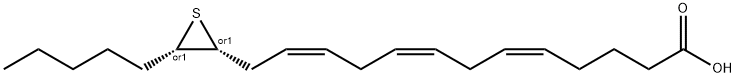 14,15-에피설파이드에이코사트리엔산 구조식 이미지
